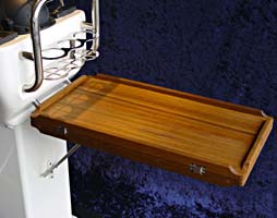 Teak Pedestal Mount